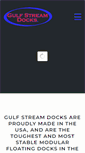 Mobile Screenshot of gulfstreamdocks.com